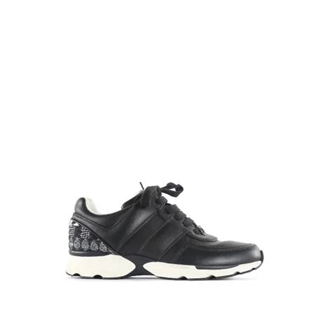 zwarte chanel sneakers|chanel sneakers.